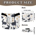thumbnail image 2 of Haosy Black White Rabbits and Stars Golf Mallet Putter Cover Strong Magnetic Leather Golf Club Headcover Closure, 2 of 7