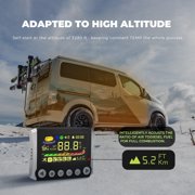 8KW Auxiliary Heater AC and 12/24V DC With High-Altitude Mode & Ventilation Mode Ultra Quiet Portable Heater ,Easy to Install