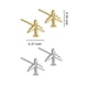 thumbnail image 5 of Jumpingount Sterling mini para mujer, moderno y compacto, tachonado de tachuelas, temperamento y personalidad Gold Type1 NO1, 5 of 6