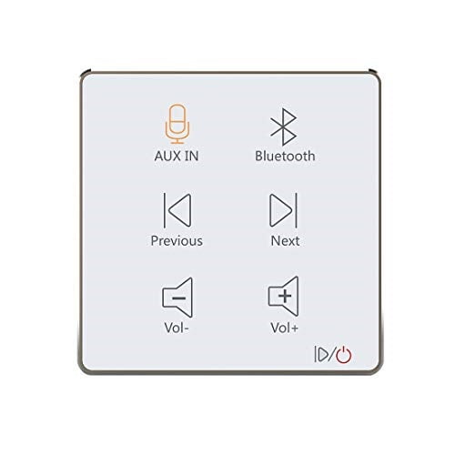 helmer in wall audio amplifier, wall mount bluetooth receiver, inwall