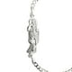 thumbnail image 2 of Pulsera Santa Muerte Lisa Esclava Plata Solida Ley 925 plateado Largo/Ancho: 20 cm x 4 mm, 2 of 4