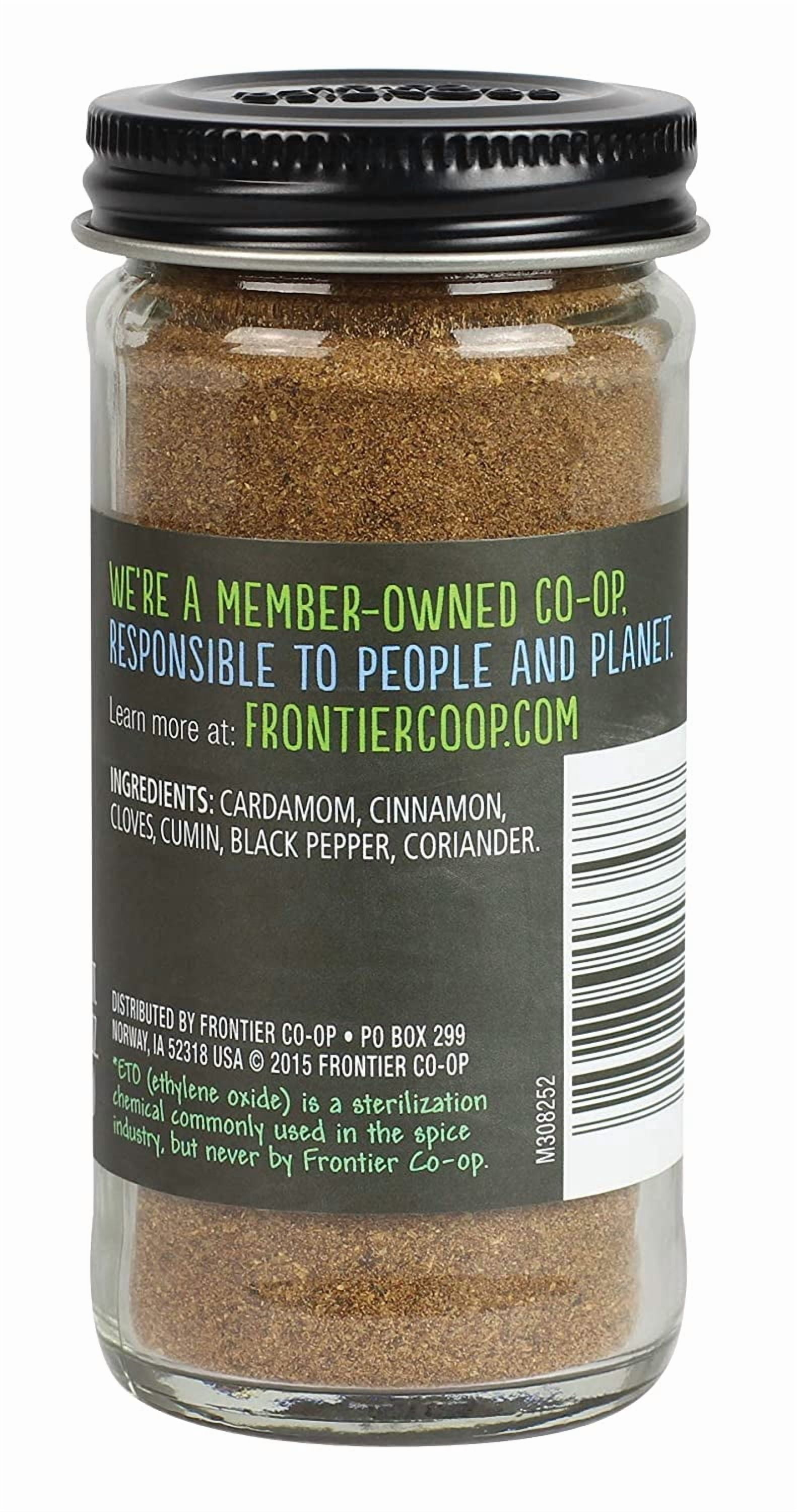 Frontier Co-Op Garam Masala Seasoning with Cardamom, Cinnamon & Cloves 2 oz Pack of 3