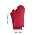 thumbnail image 3 of Heat Resistant Silicone Oven Gloves for Kitchen Baking, BBQ Grilling & Microwave, Non-Slip High Temp Cooking Mitts, Reusable Protective Hand Gear for Adults, Insulated Hot Pads for Handling Cookware, 3 of 7