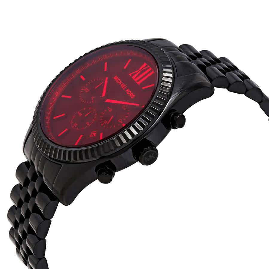 Michael Kors Dylan Red Silicone Strap Mens Watch  WatchMall