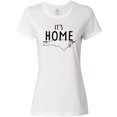 thumbnail image 3 of Inktastic It's Home- State of North Carolina Outline Women's T-Shirt, 3 of 5
