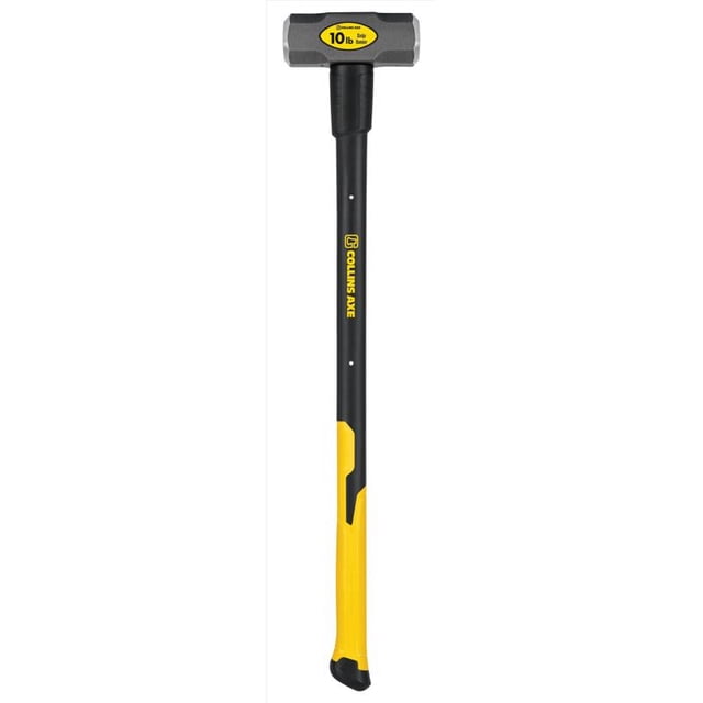 Sledge Hammer Collins de acero, 4,5 kg, mango de fibra de vidrio, 90 cm
