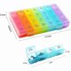 thumbnail image 5 of Weekly Pill Box - Pill Box for the Week - 7 Daily Compartments - 28 Monthly Compartments - 7 Day Medicine Box - French Pill Box Morning Noon Evening -, 5 of 5