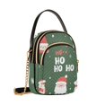 thumbnail image 7 of FORMRS Crossbody Bag for Women Quilted Travel Shoulder Cell Phone Purse with Chain Strap Handbag, Christmas Santa, 7 of 7