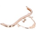 thumbnail image 1 of 20.5cm Purse Frame, Exquisite Kiss Clasp Lock Lightweight Alloy Practical  For Lock Bags For Hardware Accessories For Bags Accessories For DIY Handbags Gold B01-029—00549, 1 of 8