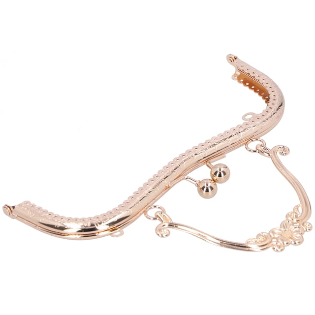 20.5cm Purse Frame, Exquisite Kiss Clasp Lock Lightweight Alloy Practical For Lock Bags For Hardware Accessories For Bags Accessories For DIY Handbags Gold B01-029—00549