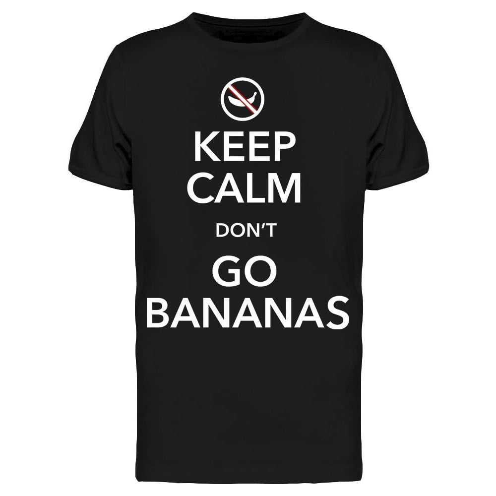 Smartprints - Dont Go Bananas Tee Men's -Image by Shutterstock 