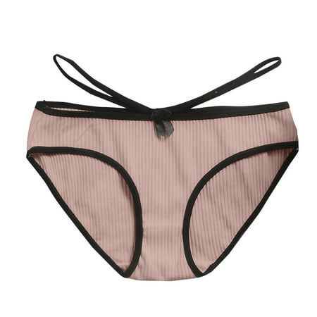 

6 Pack Women s Brief Womens Underwear Cotton Mid Low Waist Girls