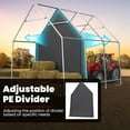 thumbnail image 2 of KING BIRD 10' x 15' Heavy Duty Carport Anti-Snow Outdoor Upgraded High Peak Storage Shelter with Reinforced Ground Bars, 2 of 9