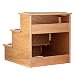thumbnail image 5 of AdirPets Deluxe 3-Step Pet Stairs with Non-Slip Surface and Carpeted Treads - Sleek Pet Steps for Small Dogs, Cats, Elderly or Disabled Pets - Supports Up to 175lbs Weight - Medium Oak, 5 of 9