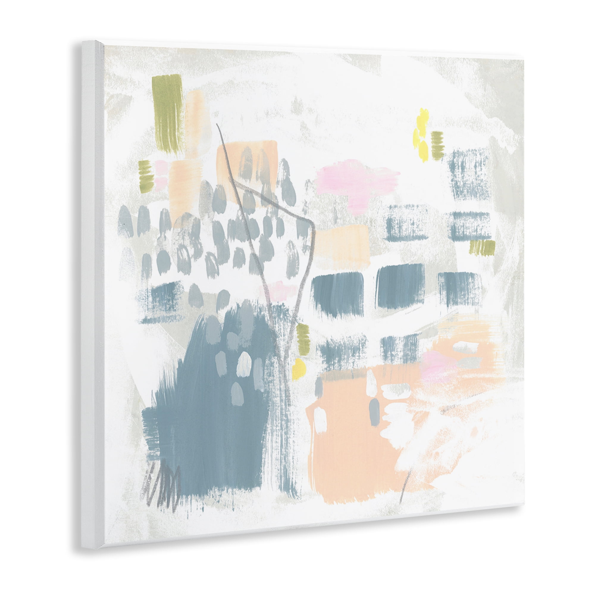 Stupell Industries Varied Pastel Patterns Abstract Painting Unframed Art Print Wall Art, 12 x 12