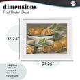 thumbnail image 4 of Stupell Industries Modern Oranges in Stillness White Framed Print Under Glass, 21 x 17, by Melissa Wang, 4 of 8
