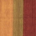 thumbnail image 1 of Ahgly Company Indoor Square Abstract Brown Contemporary Area Rugs, 6' Square, 1 of 4