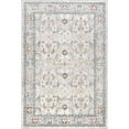 thumbnail image 6 of nuLOOM Lyric Medallion Machine Washable Area Rug, 4' x 6', Lyric Rust, 6 of 9