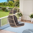 thumbnail image 2 of M optimized Garden Egg Swing Chair, Rattan Hanging Chair, Patio Porch Lounge Egg Swing Chair, Outside Wicker Swing Chair for Indoor Outdoor, 2 of 9
