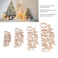 thumbnail image 4 of Christmas Cutouts, Unfinished Simple Retro 40 Pieces Christmas Hanging Sign  For Decoration, 4 of 8
