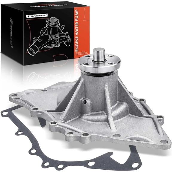 A-Premium Engine Water Pump Compatible with Buick Electra Riviera 67-72, LeSabre, Sportwagon, Gran Sport, GS 400, Wildcat, Centurio, Estate Wagon - 6.6L 7.0L 7.5L - Replace# AW821, 1396879, 1396880