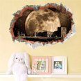 3d Broken Wall Hole Wall Stickers For Office Living Room Bedroom Home