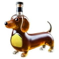 thumbnail image 2 of 3Pcs Dachshund Whisky Bottle Under $5! Kadlawus Dachshund Shaped Whiskey Bottle, High Borosilicate Glass Decanter, Home Bar Decor, Gift for Men, Collectible Liquor Bottle for Whiskey Enthusiasts, 2 of 9