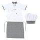 thumbnail image 1 of FELTECHELECTR juego de disfraz de chef para niños, ropa de chef, delantal y sombrero para niños y niñas., 1 of 6