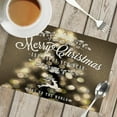 thumbnail image 2 of Polyester Christmas Linen Placemat Insulated Table Mat Napkin Set for Holiday Party Home Dining Decor, 2 of 4