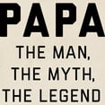 thumbnail image 2 of CafePress - Papa: The Man The Myth The Legend Tote Bag - Unisex Canvas Tote Bag, Beige, 1-Piece, 2 of 6