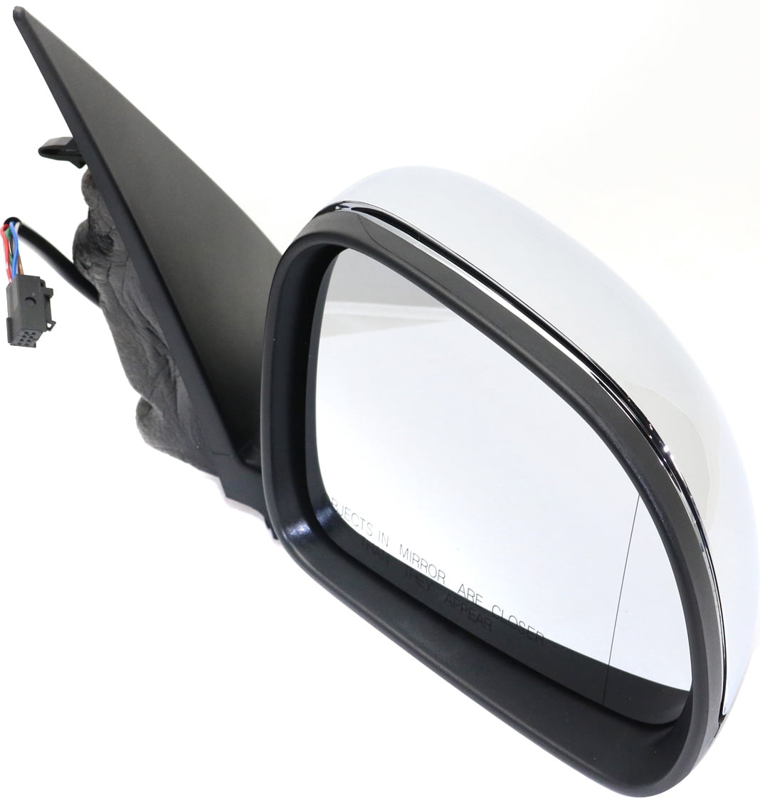 Mirror Compatible With 2014-2017 Fiat 500L Right Passenger Side Heated Chrome Kool-Vue