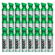 Boost Oxygen Natural Portable 10 L Pure Canned Oxygen, Flavorless (24 Pack)