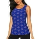 thumbnail image 1 of Fotbe Hockey Blusas Sin Mangas para Mujer – Estilo Casual, Corte Suelto, Slim-Fit, Cuello Redondo Deportivo, Tops de Verano para Gimnasio y Yoga-Medium, 1 of 7