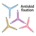 thumbnail image 4 of Labymos 1Pc Adjustable Triangle Bed Sheet Fasteners Blue, 4 of 5