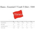 thumbnail image 5 of Hanes- Essential-T Youth T-Shirt, Short Sleeve Tee | 5 oz, Classic Width Youth T, Rib Collar Kids T-Shirt, Assorted Color Kids Tees, Mixed Color Bulk- 12 Pack Tees | Size X-Large, 5 of 5
