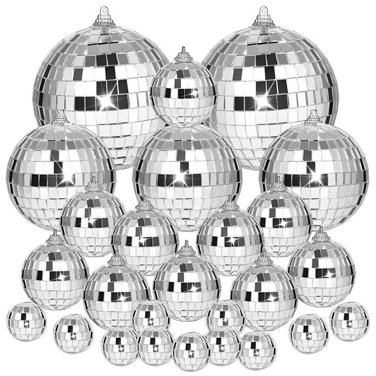 8 Inch Disco Ball Decor Vintage Retro Hippie Funky 70s Mirror Ball Party  Decor Night Party Disco Wedding Retro Hanging Decor 