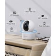Indoor Security Camera 2K, Pet Camera, 360 Degree WiFi Home Security