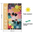 thumbnail image 5 of Spring Summer Daisy Garden Flag 28x40 Inch Double Side for Outdoor Courtyard Garden Decor Flowers Welcome Holiday Flag for Outside Decoration, 5 of 6