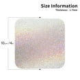 thumbnail image 3 of Bingfone Vintage Glitter Light Pearl Leather Drinks Coasters With Set Of 6,Suitable For Home Kitchen,Coffee Cup Coasters Home Gift, 3 of 9