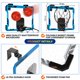 thumbnail image 4 of Canasta de baloncesto Ropoda Mini para interiores con 7 luces LED y 4 pelotas, 4 of 6