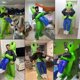 thumbnail image 4 of Nuevos disfraces inflables de Alien de Anime, disfraz de astronauta, disfraz de Mascota aterradora, vestido de fiesta de Halloween, trajes divertidos para niños adultos Kuyhfg Bienvenido a Kuyhfg, 4 of 5