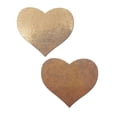 thumbnail image 3 of Pastease - Nipple Pasties - Love: Liquid Rose Gold Heart - 3" x 2.5", 3 of 3