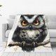 thumbnail image 1 of Balery Whimsical Owl On Branch Manta de Felpa Suave y Acogedora – Cobija de Franela Aterciopelada para Cama, Lavable y Cálida para Sofá, Mascotas, Transpirable-60"x50", 1 of 7