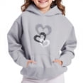 thumbnail image 2 of Sweatshirt for Children Boys and Girls Long Sleeve Hoodies Cute Oversized Fleece Pocket Sweatshirt Tops, 2 of 4