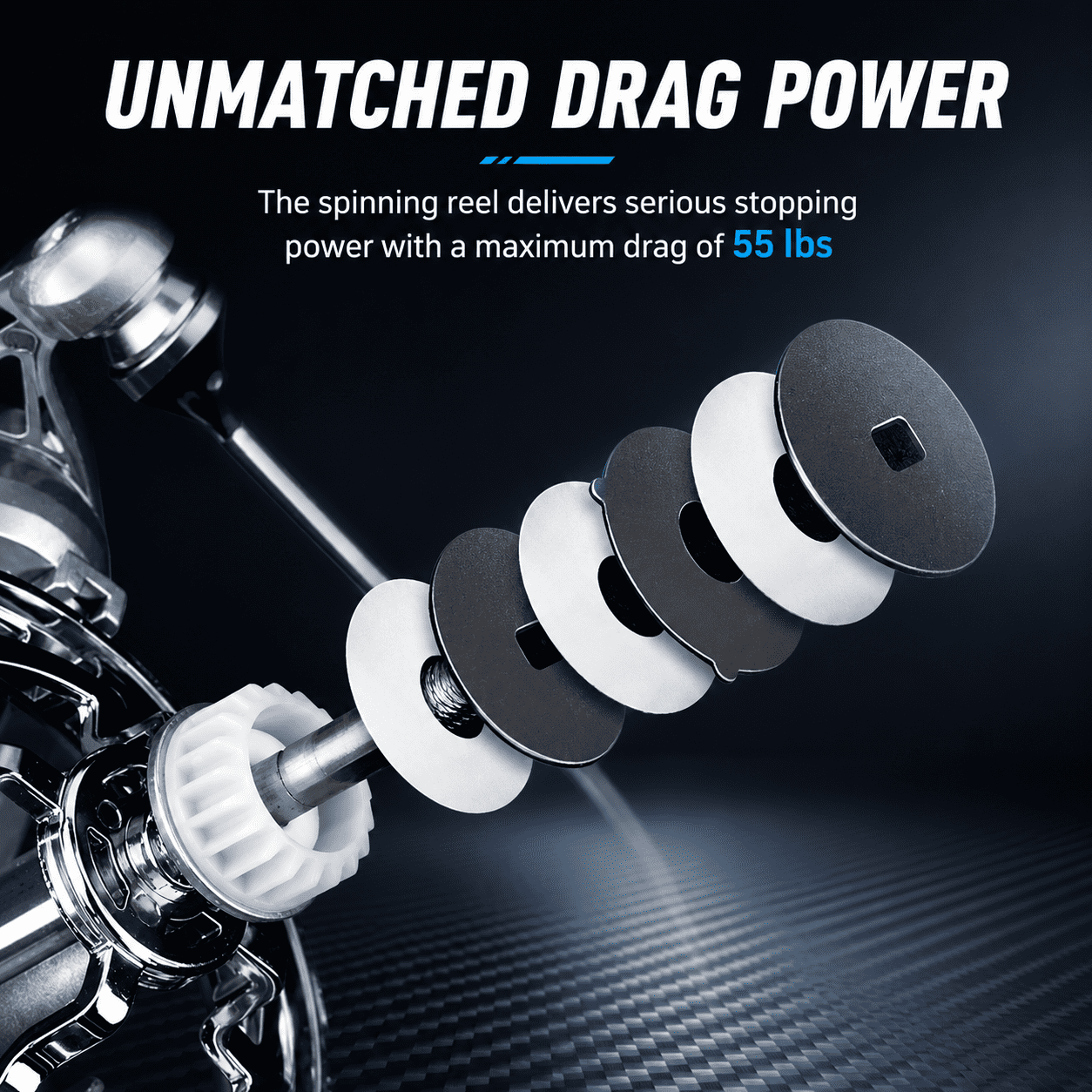 Spinning Reel 14000,6+1BB Fishing Reels,4.8:1 Gear Ratio Drag Heavy Long Casting Inshore Saltwater Monster Fish