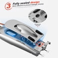 thumbnail image 3 of QualitChoice 2.4G Radio Remote Control Boat High Speed Rowing 7.4V 650mAH Dry Battery Dual Motor Rc Boat Toys Kids Birthday Gift Silver Grey, 3 of 6