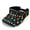 Christmas String Lights & Snowflake Print, variant on HELLHERO American Floral Stripe Print Adjustable Sun Visor Hat, Polyester Fabric UV Protection Open Top Sun Visor Lightweight Sun Visor Cap for Unisex