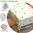 thumbnail image 3 of Pbobriich Spring Easter Bunny Tablecloth,Brown Easter Rabbits Eggs Seasonal Table Cover for Party Picnic Dinner Decor,60x84, 3 of 5
