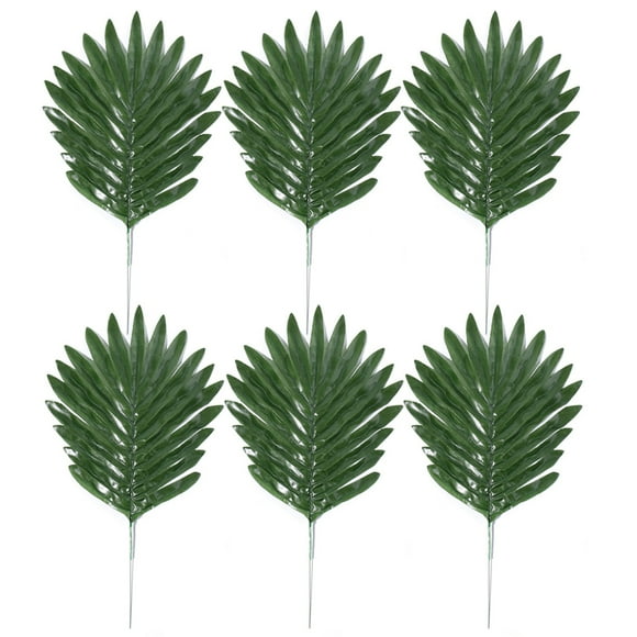 SPRING PARK 6Pcs Artificial Palm Tree Indoor Decor Tropical Green Plant Home Office