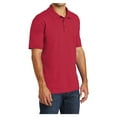 thumbnail image 4 of Mafoose Mens Core Blend Jersey Knit Male Polo Red 5XL, 4 of 6